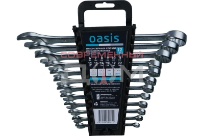 Набор комбинированных гаечных ключей Oasis в холдере 12шт