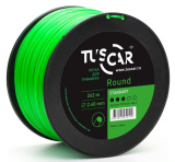 Леска для триммера TUSCAR Round Standart, 2,4мм*262м