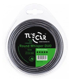 Леска для триммера TUSCAR Round Whisper DUO