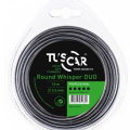 Леска для триммера TUSCAR Round Whisper DUO