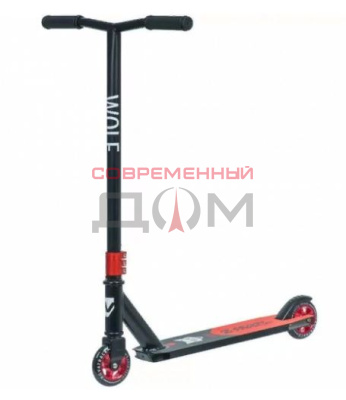 Самокат трюковый Novatrack 100A.WOLF.BRD20 красный 140981