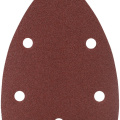 Треугольник шлифовальный PATRIOT на липучке, 140х140х80мм, Р80, 5 отверстий, 5 шт